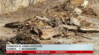 Εκτεταμένες εργασίες από τα συνεργεία του δήμου Καλαμάτας στην κοίτη του Νέδοντα