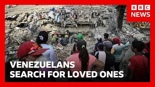 Venezuelans still search for loved ones one month after earthquakes | BBC News