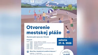 Otvorenie tohtoročnej plážovej sezóny už túto sobotu
