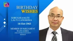 Sansad TV extends warm Birthday wishes to Khiangte Laltluagkima, MP, Rajya Sabha | 16 October, 2026