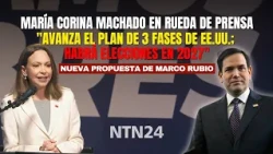 "US 3-phase plan moves forward; THERE WILL BE ELECTIONS IN 2027": María Corina speaks on Rubio's ...