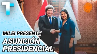 Javier MILEI attended Keiko FUJIMORI's INAUGURATION in PERU and held a bilateral meeting