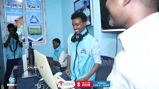 Masuuliyiin Maamulka KGS ka tirsan oo booqasho ku tagay xarunta SOMFA Media Agency.