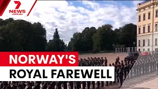 Norway farewells King Harald V in state funeral | 7NEWS