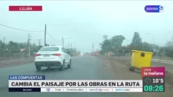 Route 82: Progress on the works toward Cacheuta