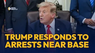Trump Responds to Five Arrests Near U.S.-Run Air Base | EWTN News Nightly