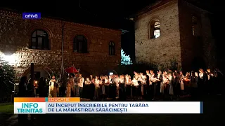 Au început înscrierile pentru tabăra de la Mănăstirea Sărăcinești