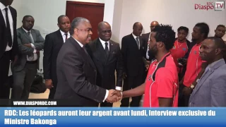 Can 2017 - Interview exclusive du Ministre Bakonga: Les léopards auront leur argent avant lundi