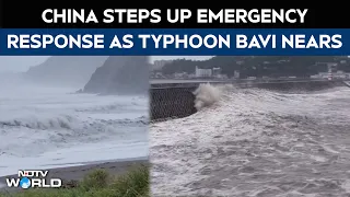 China Typhoon Bavi | China Steps Up Emergency Response As Typhoon Bavi Nears