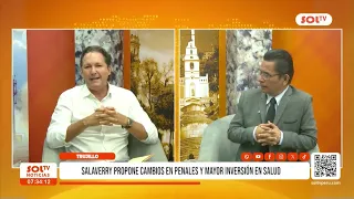 Trujillo: Salaverry proposes changes to prisons and greater investment in healthcare