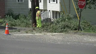 Aftermath of heavy rain in Western Connecticut on July 29