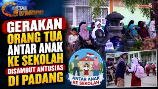 Parents Escorting Children to School Welcomed with Enthusiasm in Padang