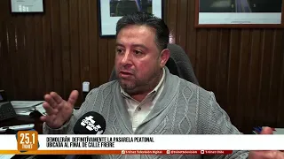 FREIRE PEDESTRIAN BRIDGE IN OSORNO TO BE REMOVED