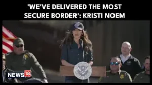 Kristi Noem:'We've Delivered The Most Secure Border In American History' In Trump's First Year |N18G