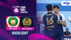 STKIP Pacitan 0-3 UNESA Surabaya | Men's Student Volleyball League Grand Final Highlights | Moji