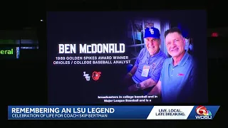 Memorial services for legendary LSU baseball coach and athletics director Skip Bertman underway