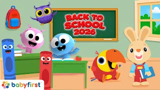 🎒 Back to School Compilation | ABC Song, Teacher Song, School Bus, Daily Routine & More | BabyFirst
