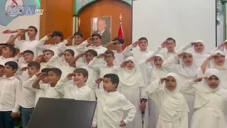 النشيد الوطني اللبناني بصوت فوج برلين في كشافة الرسالة الإسلامية