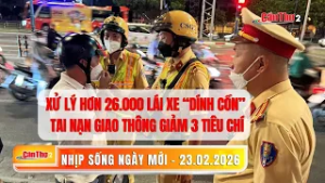 Xử lý hơn 26.000 lái xe "dính cồn", tai nạn giao thông giảm 3 tiêu chí | Nhịp sống ngày mới
