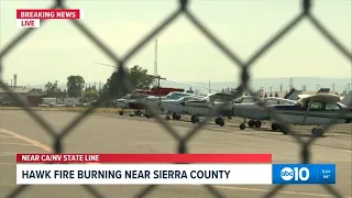 Why you may see more firefighting aircraft around Truckee as Nevada fire burns