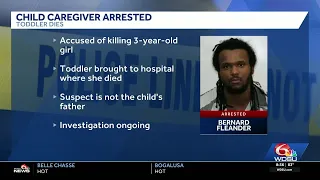 Assumption Parish caregiver arrested, accused of killing 3-year-old girl