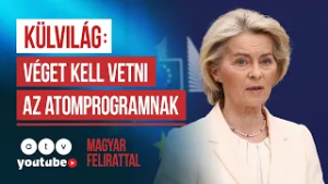 Ursula von der Leyen is megszólalt az iráni háborúról