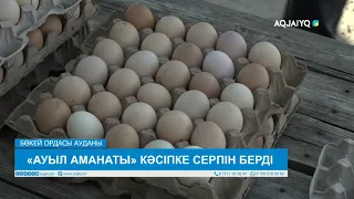 «АУЫЛ АМАНАТЫ» КӘСІПКЕ СЕРПІН БЕРДІ