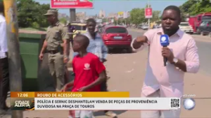 #CidadeAlerta: Rusga em operação conjunta do SERNIC e a PRM no Mercado Estrela e Praça de Touros