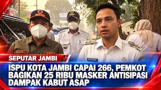 JAMBI AIR POLLUTION INDEX HITS 266, CITY GOVERNMENT DISTRIBUTES 25,000 MASKS TO MITIGATE HAZE IMPACT