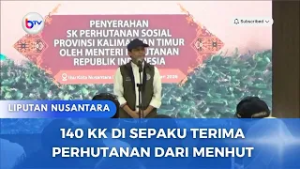 140 KK DI SEPAKU TERIMA PERHUTANAN DARI MENHUT
