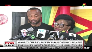 Minority cites 4 defects in Wontumi judgment, urging AG to release galamsey record | News Central
