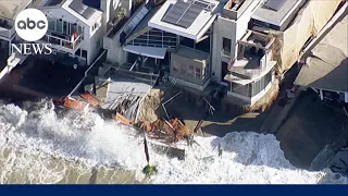 Homes along SoCal coast destroyed by Pacific storms