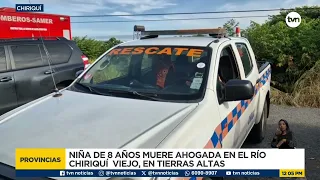 8-Year-Old Girl Drowns in Chiriquí Viejo River in Tierras Altas