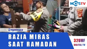 TIM GABUNGAN SITA RATUSAN BOTOL MIRAS SAAT RAMADHAN
