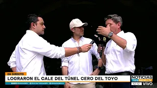 Informational partnership between Telemedellín and Teleantioquia at the Toyo Tunnel