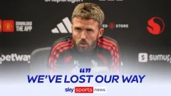 Michael Carrick addresses Man Utd's struggles in passionate opening statement
