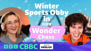 Can you beat Bekyamon and OwengeJuice in the Winter Sports obby? | Wonder Chase | ROBLOX | CBBC