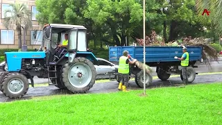 In Sukhum, city services operate almost around the clock during the summer season