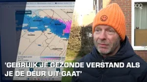 Dinsdagavond vanaf 22.00 uur code oranje in Groningen, vanaf 16.00 uur code geel