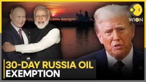 India-U.S.-Russia Energy Diplomacy: India Granted 30-day U.S. Waiver on Russian Oil | WION
