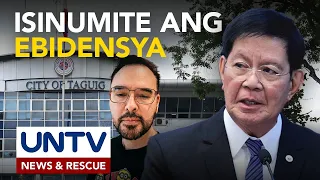 Mga ebidensya ukol sa umano'y anomalya sa flood control projects sa Taguig, isinumite sa Ombudsman