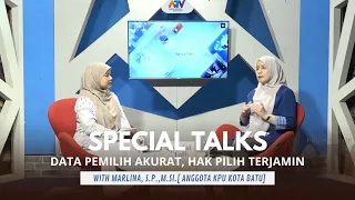 Special Talk - Data Pemilih Akurat, Hak Pilih Terjamin