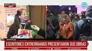 Writers from Entre Ríos presented their works at the Book Fair