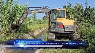 Vijon pastrimi i kanaleve vaditëse e kulluese në Bashkinë Lushnjë.