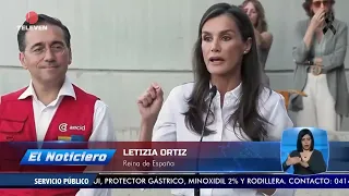 Queen Letizia thanked humanitarian contingent for Venezuela – El Noticiero Midday Edition