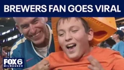Brewers fan goes viral at NLCS | FOX6 News Milwaukee