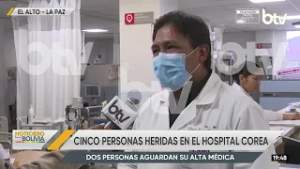 Dos de cinco heridos del accidente del avión Hércules recibirán alta médica en el Hospital Corea