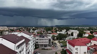 NORI DE FURTUNĂ DEASUPRA ORAȘULUI TÂRGOVIȘTE, 9 IULIE 2026