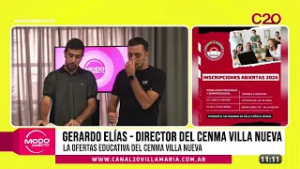 MODO DIRECTO - GERARDO ELÍAS - LA OFERTAS EDUCATIVA DEL CENMA VILLA NUEVA