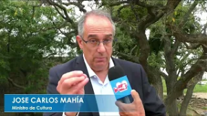 JOSÈ CARLOS MAHÌA (MINST. DE CULRURA) Noticias Canal 4 DLF